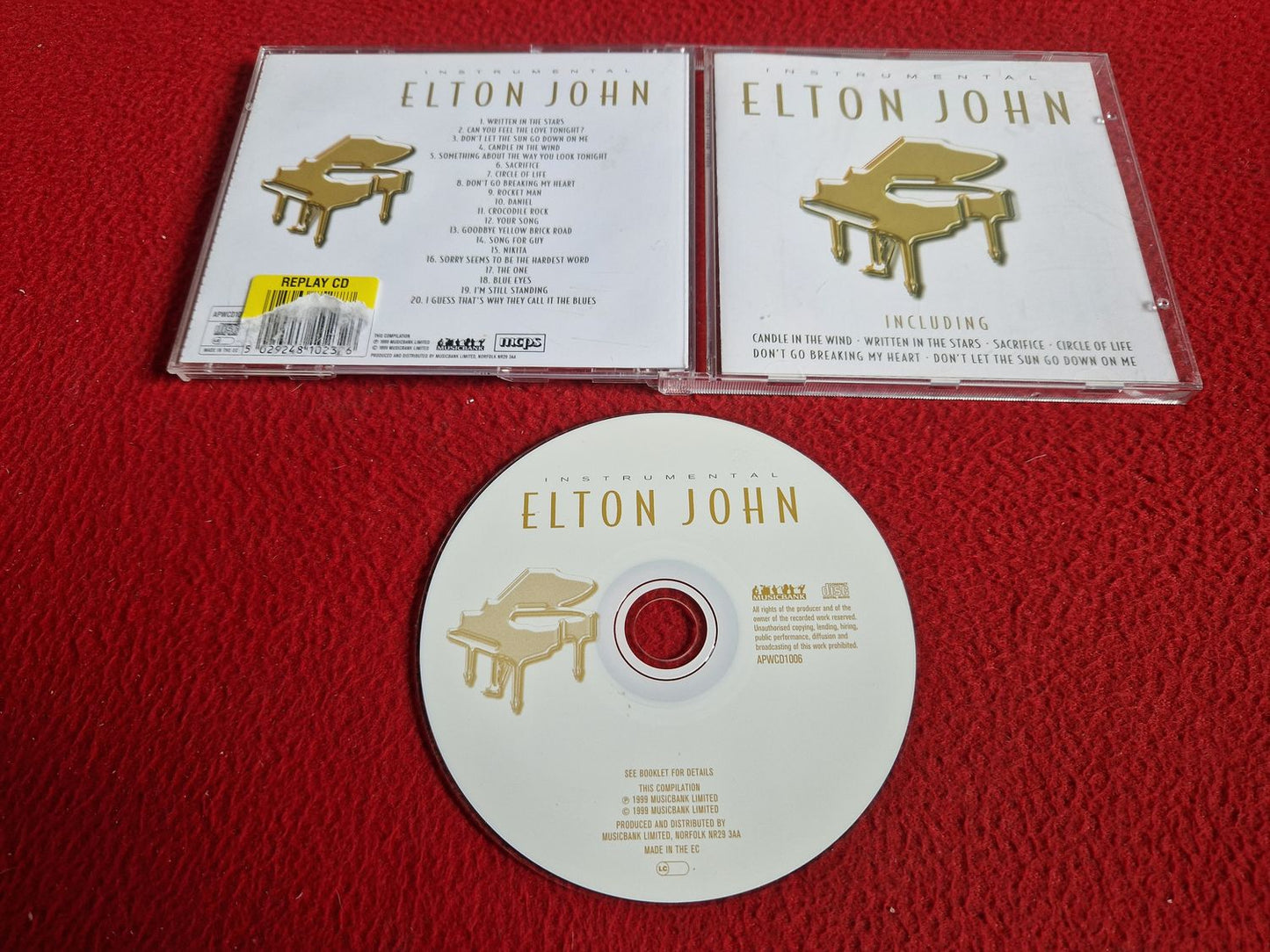 INSTRUMENTAL ELTON JOHN CD