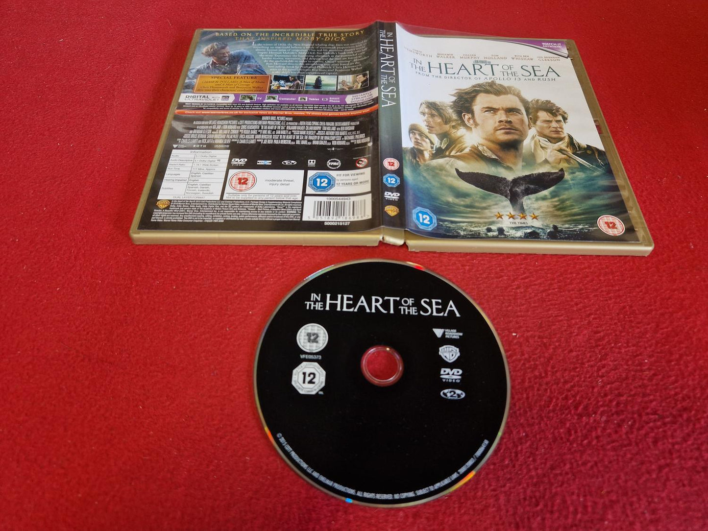 IN THE HEART OF THE SEA till DVD