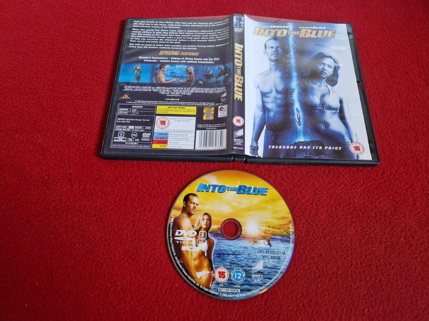 INTO THE BLUE DVD