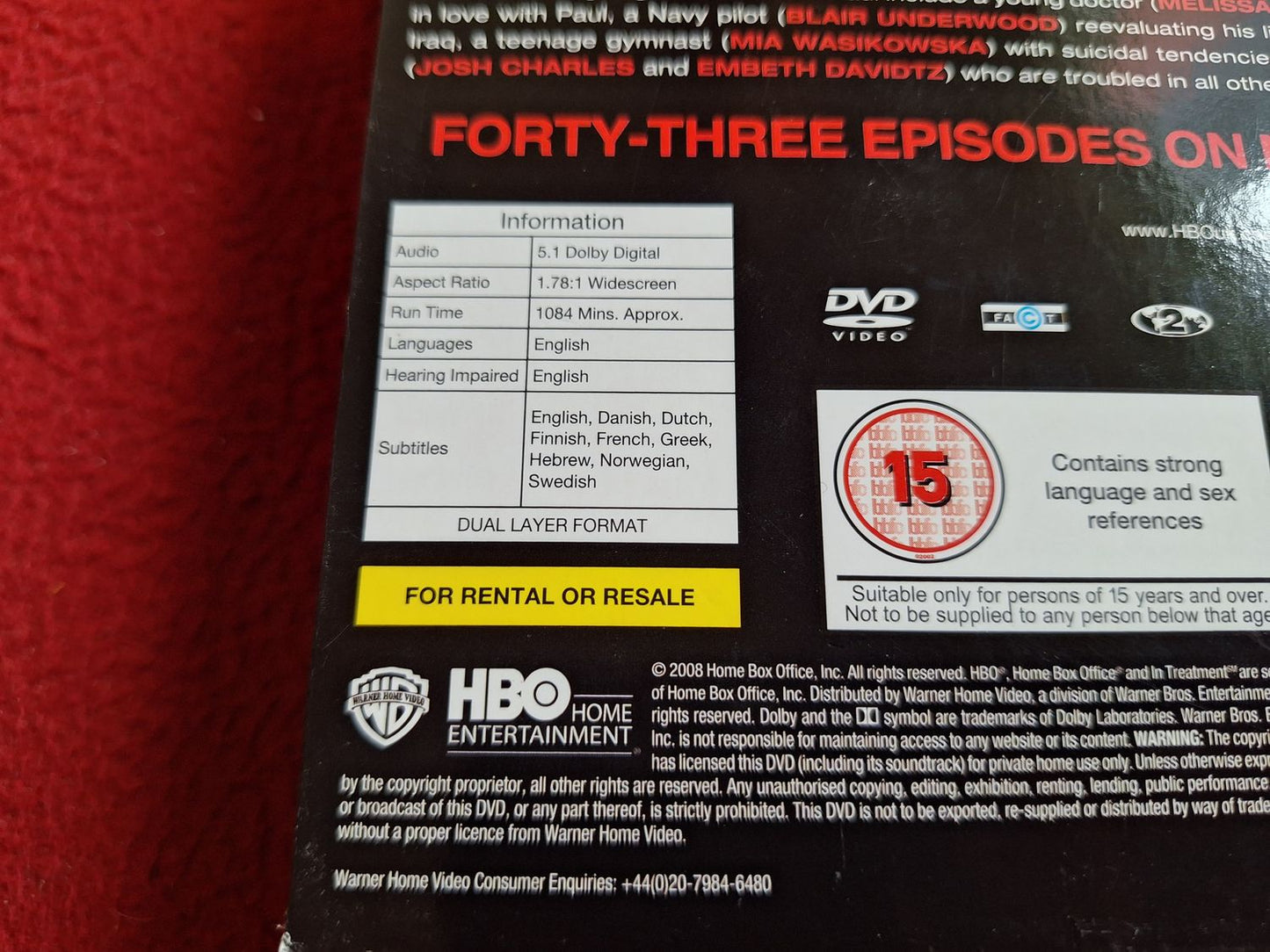 IN TREATMENT SEASON 1 BOX DVD