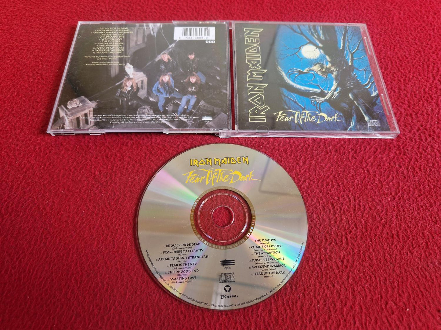 IRON MAIDEN FEAR OF THE DARK CD