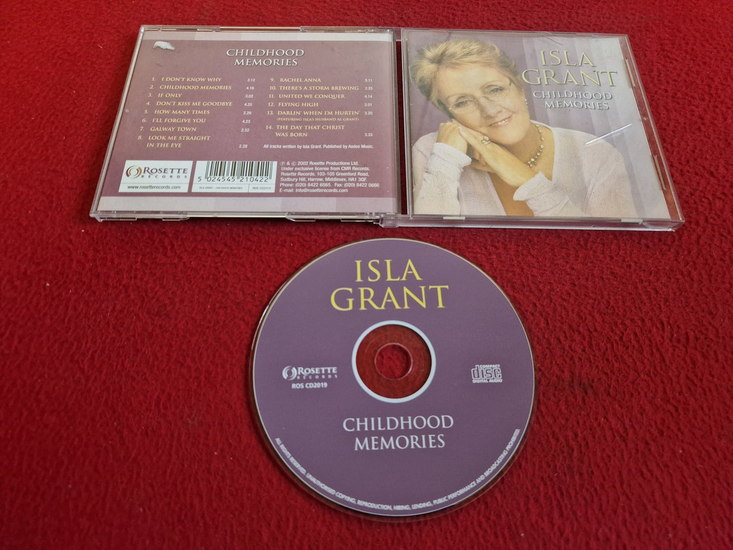 ISLA GRANT CHILDHOOD MEMORIES CD