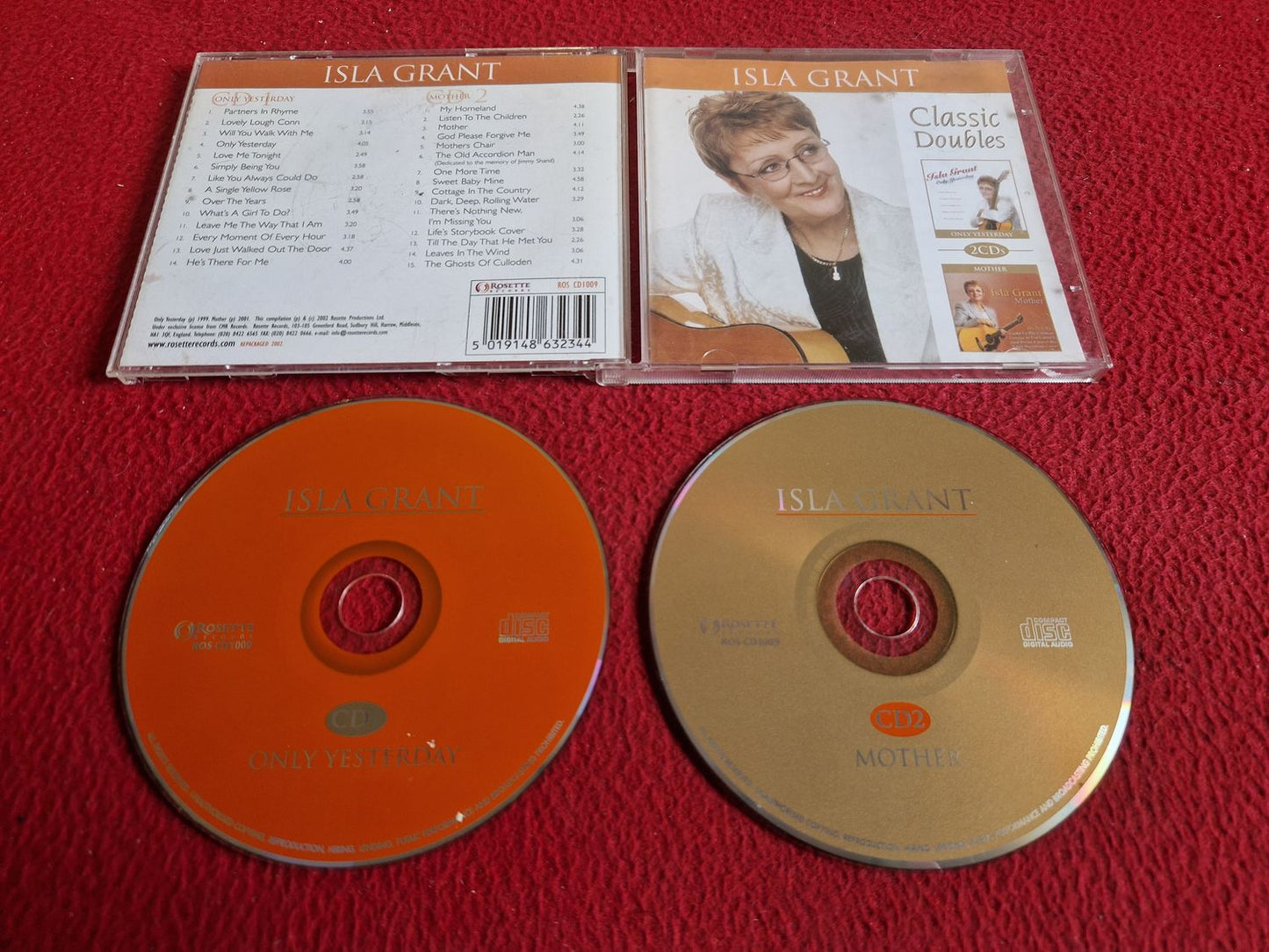 ISLA GRANT ONLY YESTERDAY / MOTHER CD