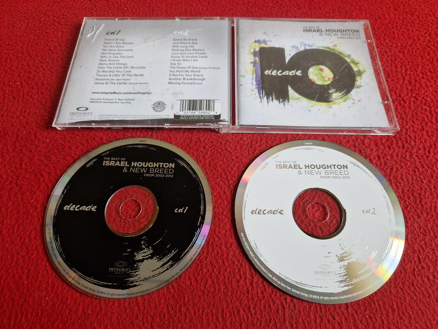 ISRAEL HOUGHTON & NEW BREED THE BEST OF FROM 2002 - 2012 CD