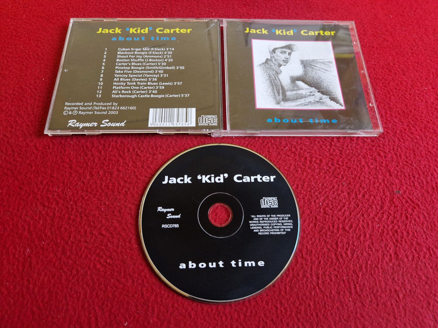 JACK KID CARTER ABOUT TIME CD