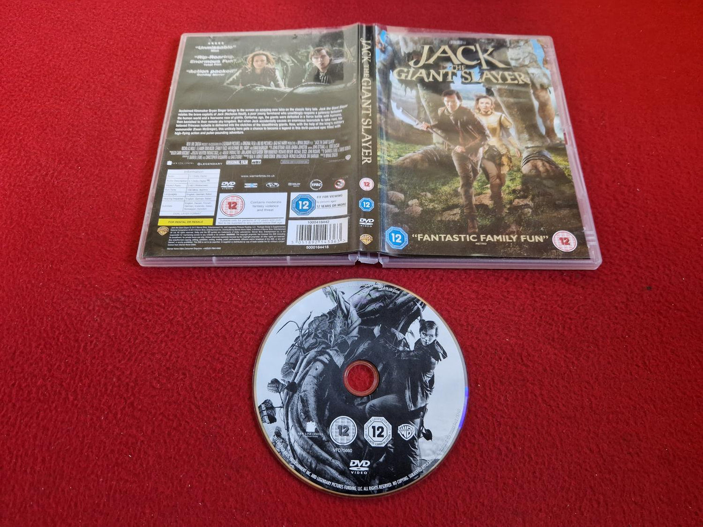 JACK THE GIANT SLAYER DVD