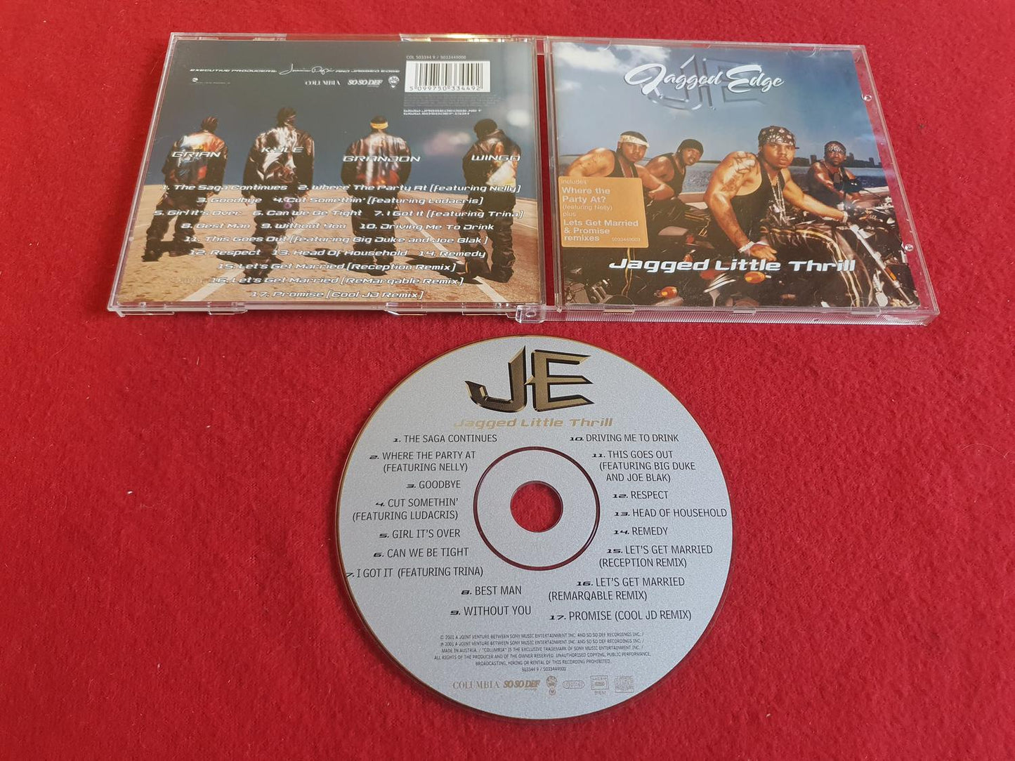 JAGGED EDGE JAGGED LITTLE THRILL till CD