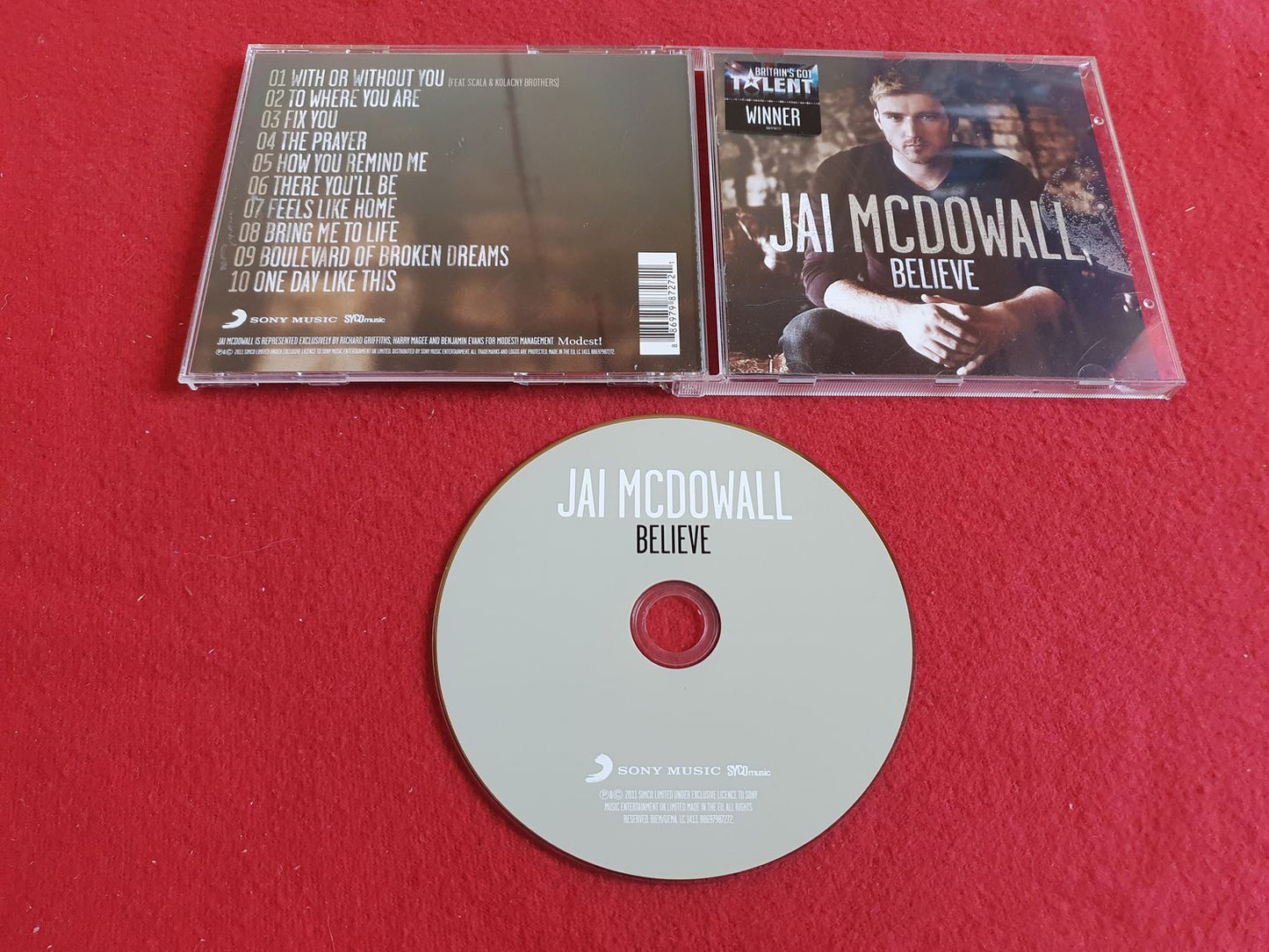 JAI MCDOWALL BELIEVE till CD