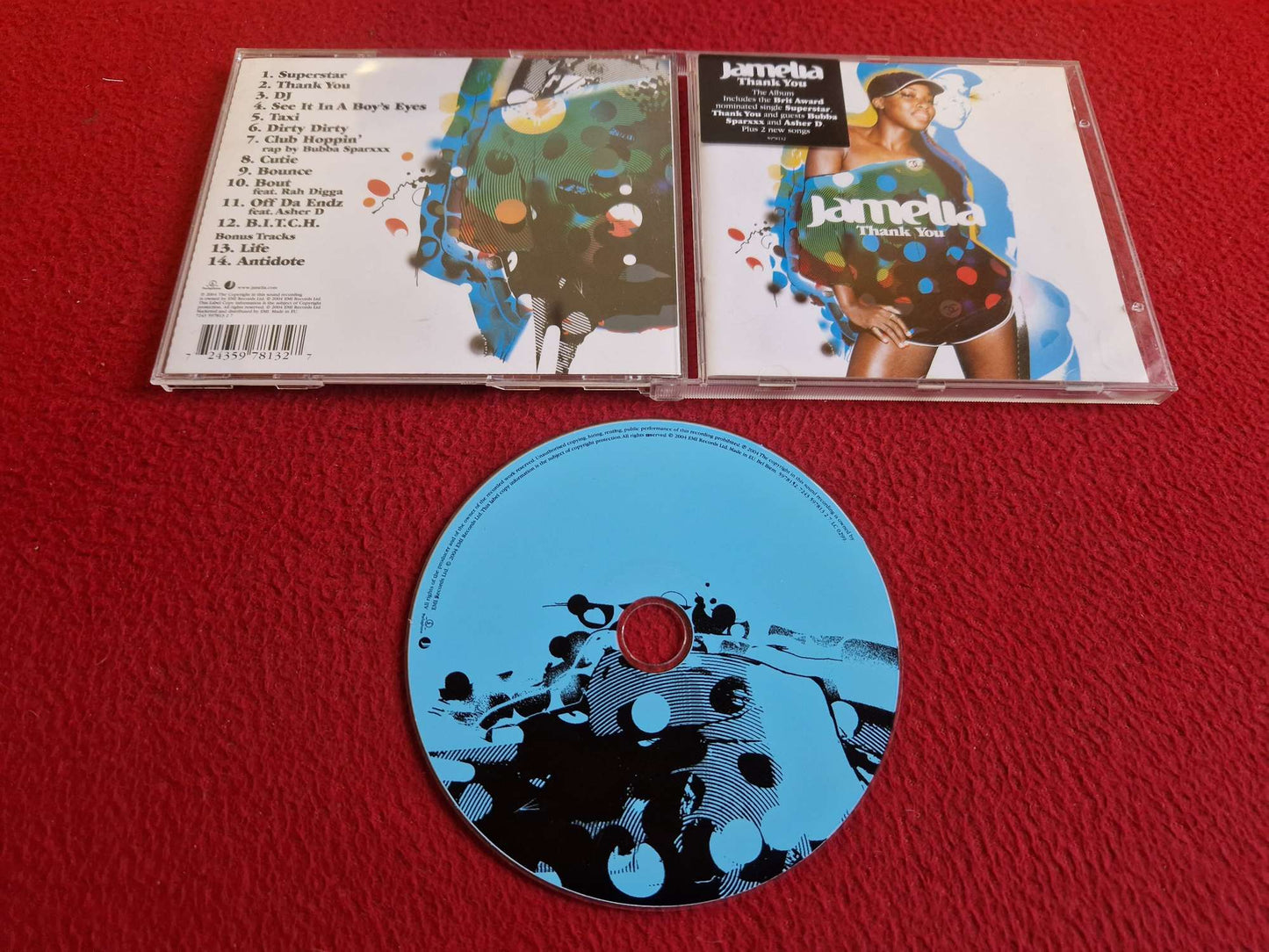 JAMELIA THANK YOU CD