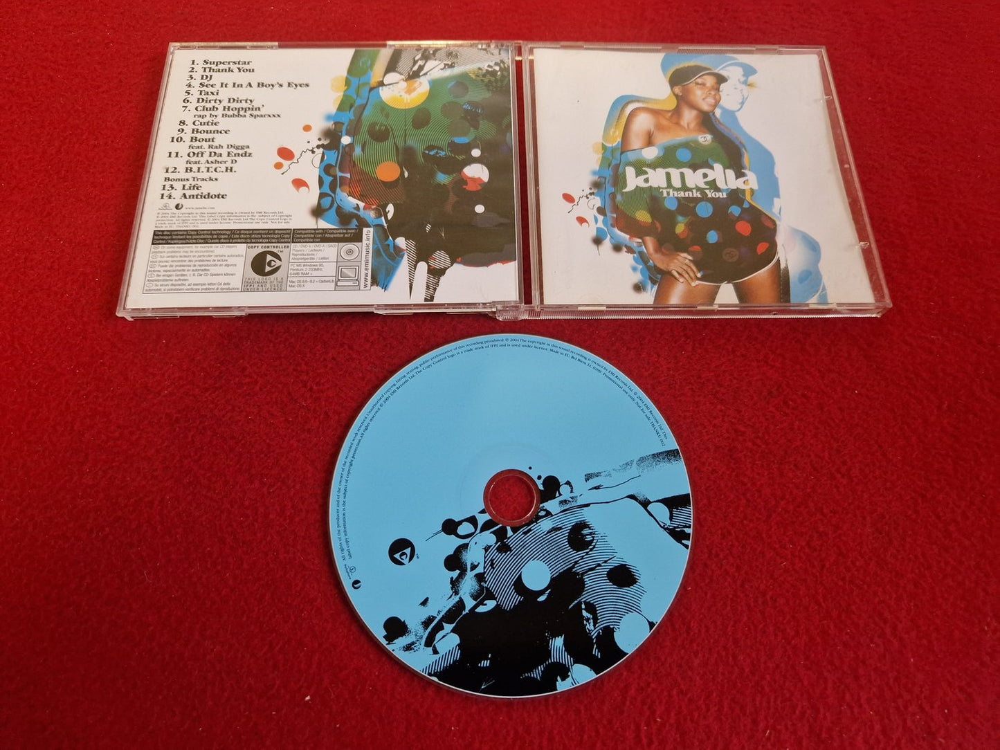 JAMELIA THANK YOU till CD