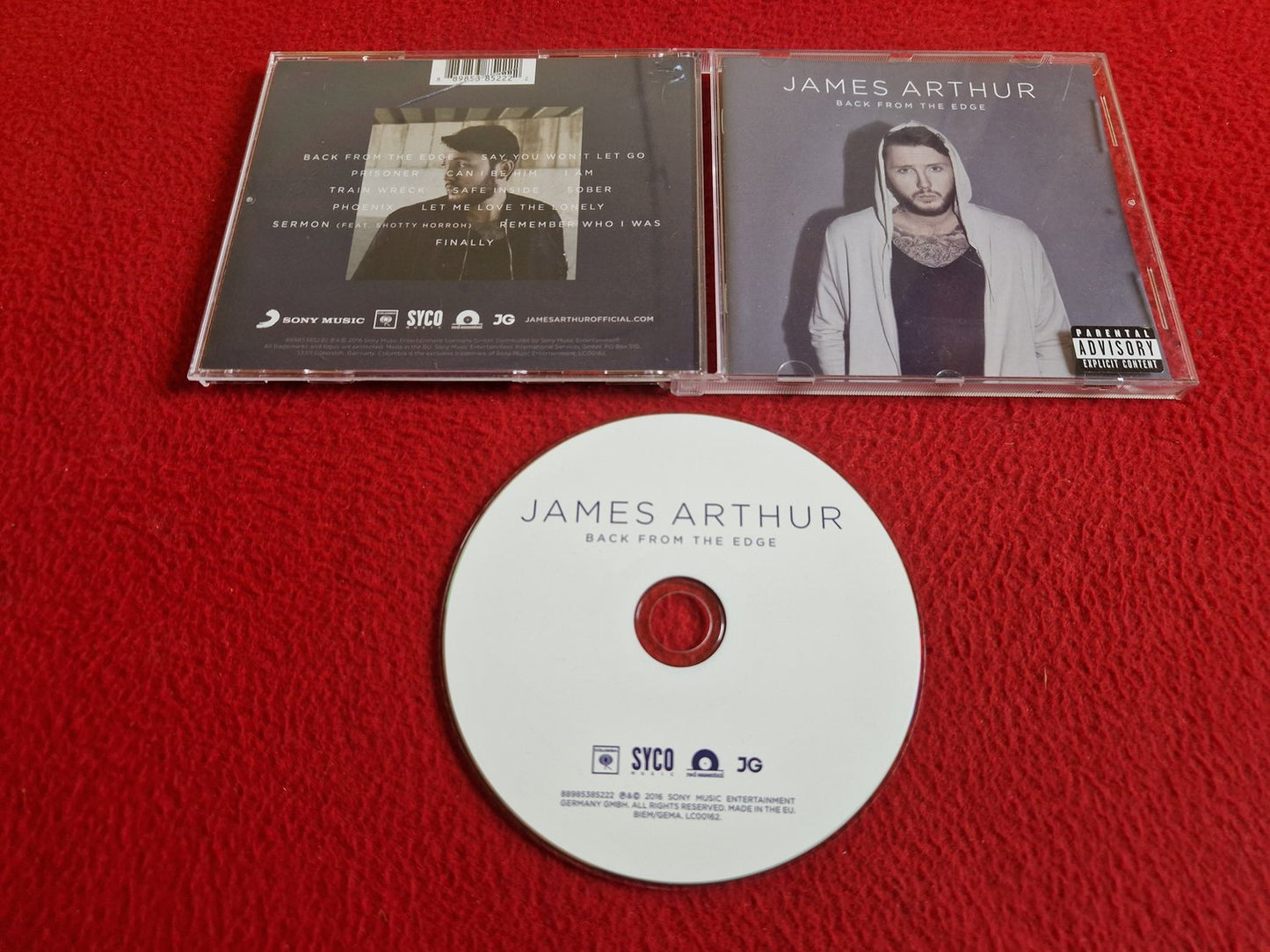 JAMES ARTHUR BACK FROM THE EDGE CD