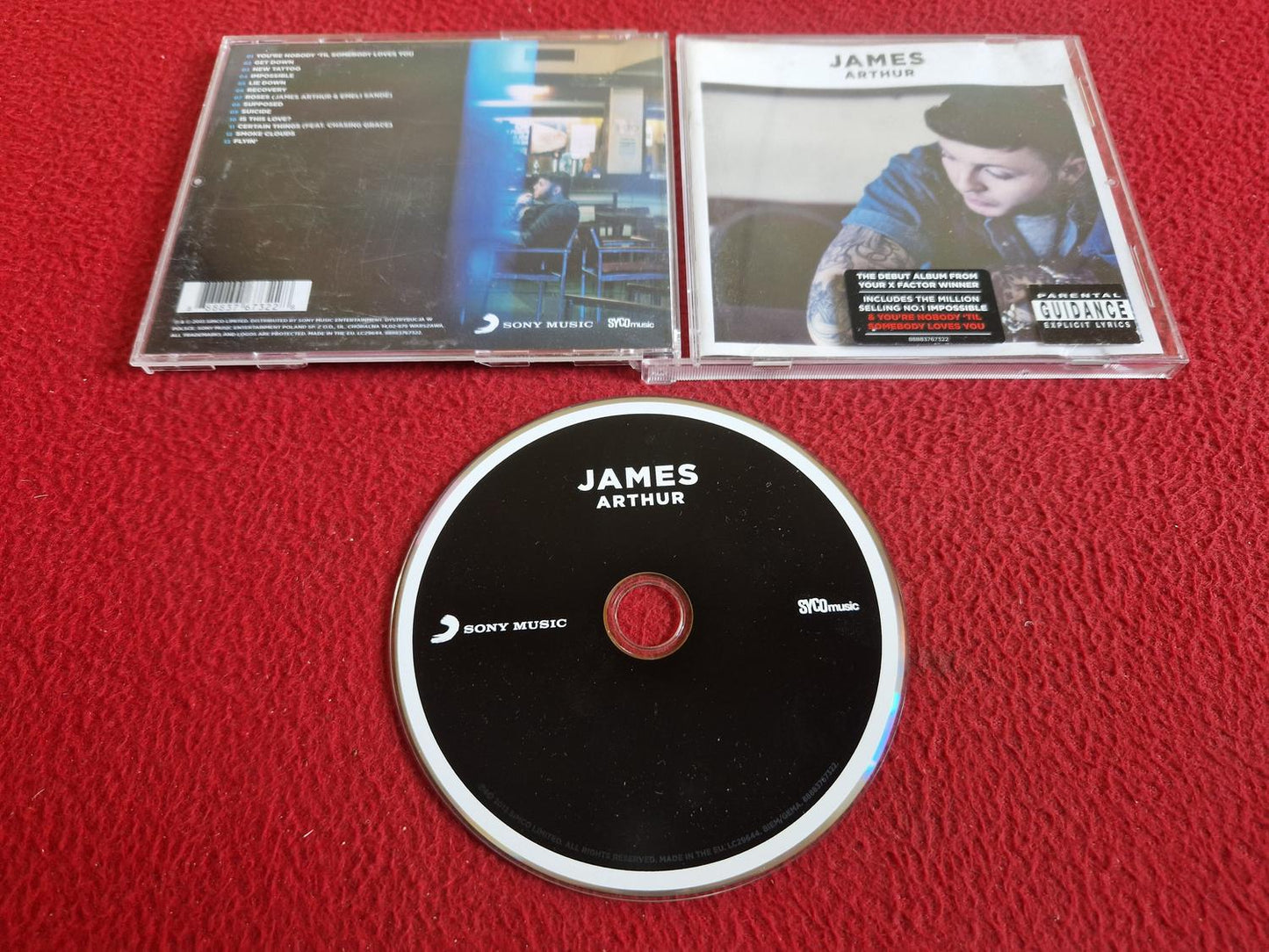 JAMES ARTHUR CD