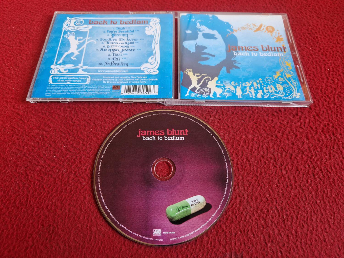 JAMES BLUNT BACK TO BEDLAM CD