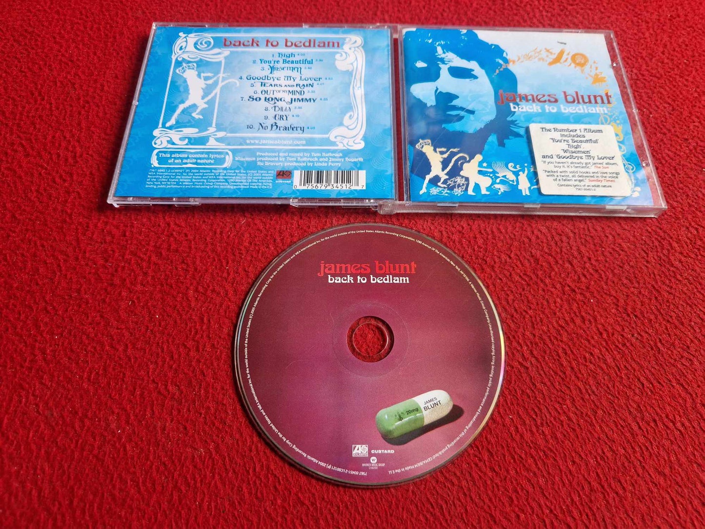 JAMES BLUNT BACK TO BEDLAM CD