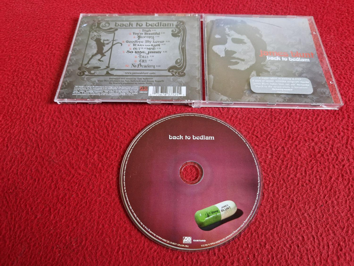 JAMES BLUNT BACK TO BEDLAM CD