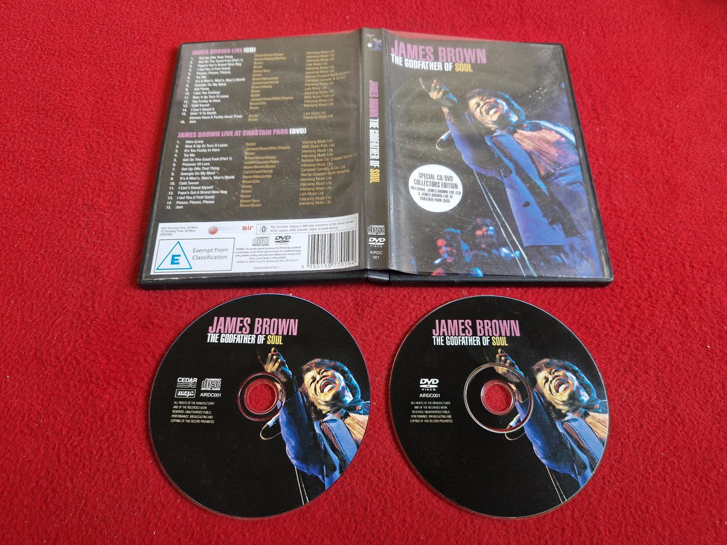 JAMES BROWN THE GODFATHER OF SOUL till DVD