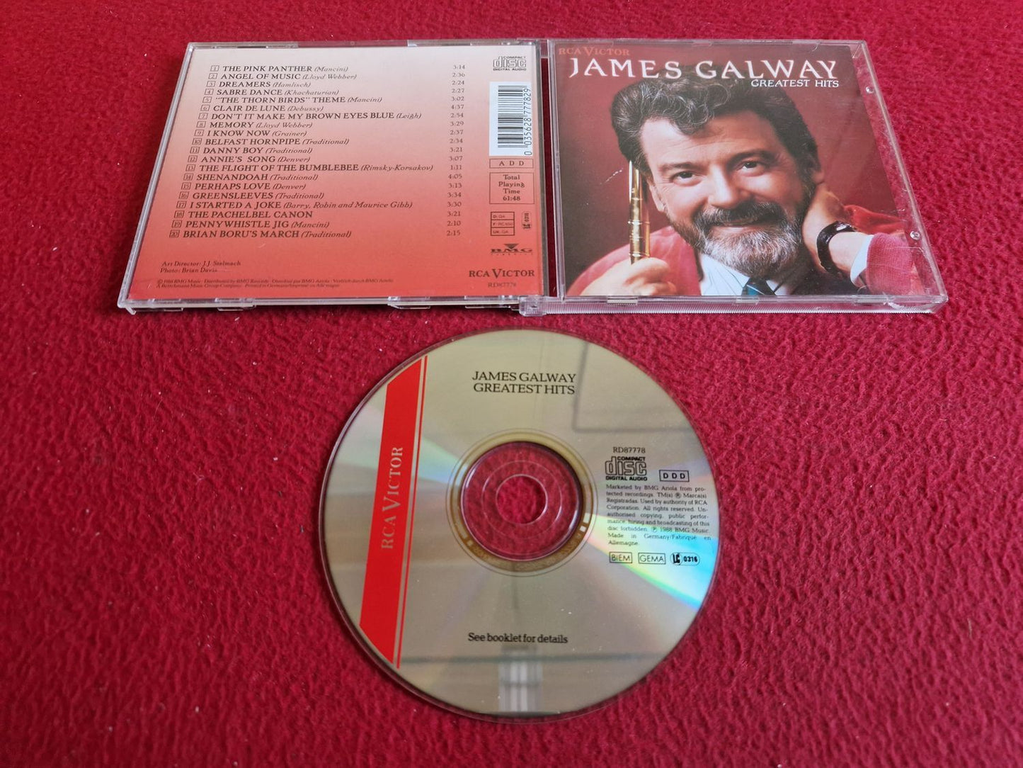 JAMES GALWAY GREATEST HITS CD