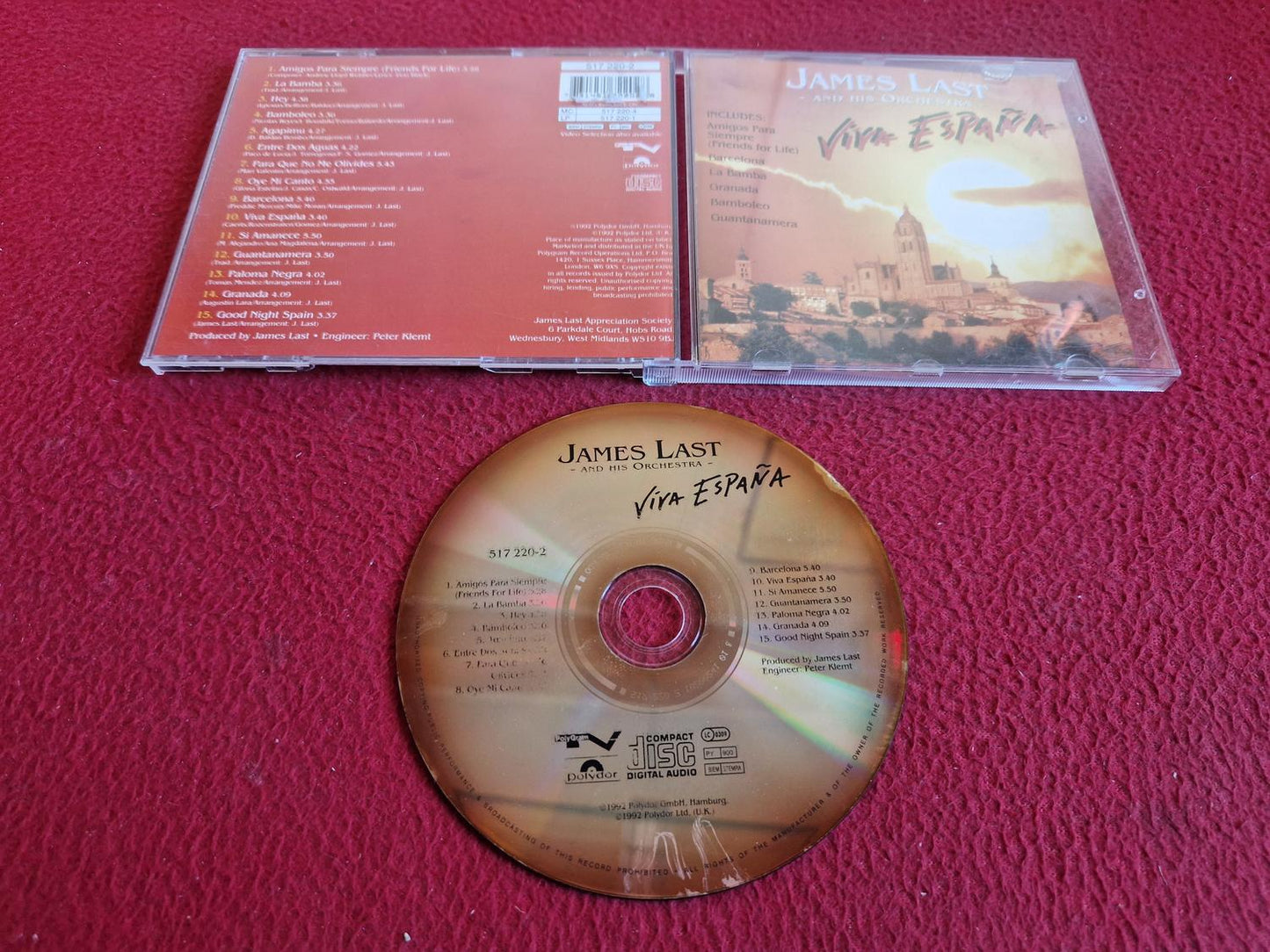 JAMES LAST AND HIS ORCHESTRA VIVA ESPANA CD