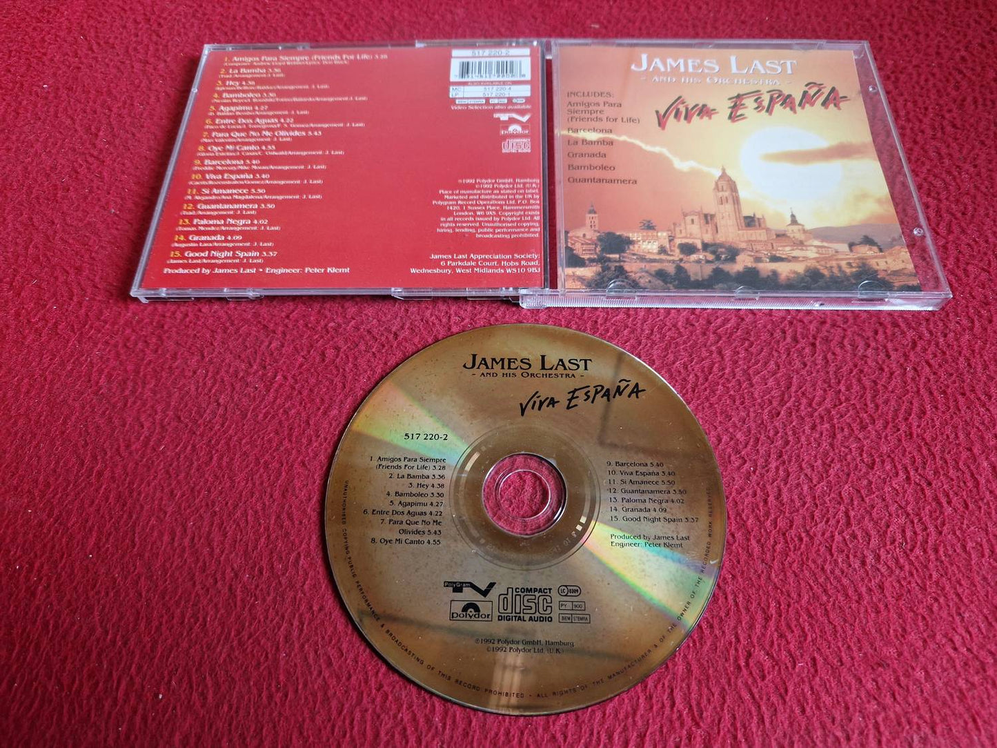 JAMES LAST AND HIS ORCHESTRA VIVA ESPANA CD