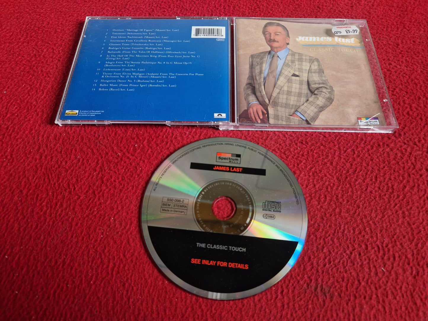 JAMES LAST CLASSIC TOUCH CD