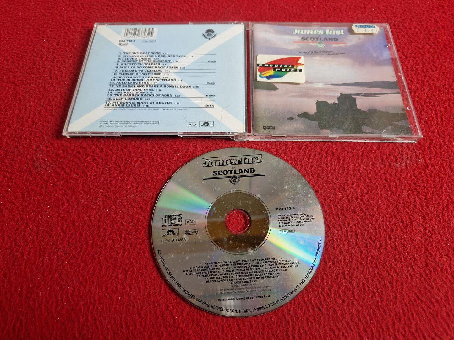 JAMES LAST IN SCOTLAND CD