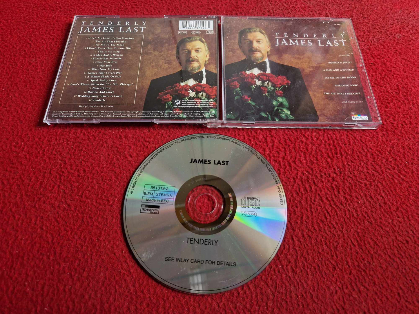 JAMES LAST TENDERLY CD