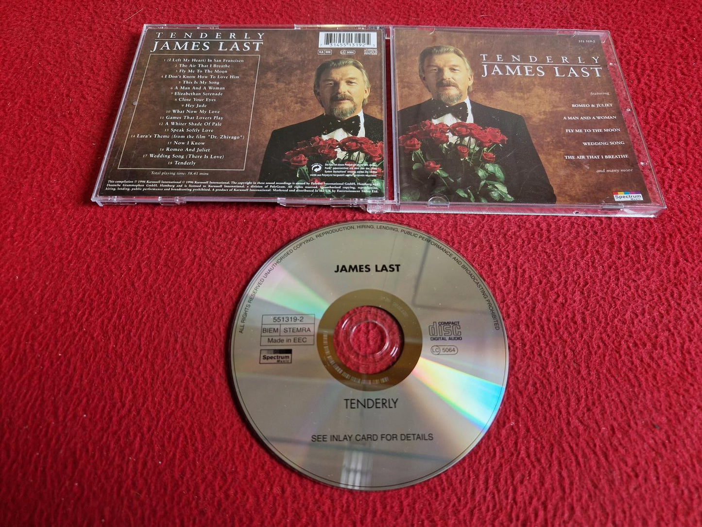 JAMES LAST TENDERLY CD