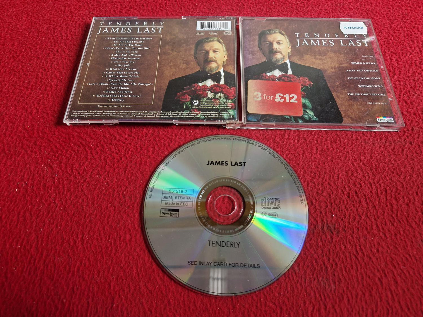 JAMES LAST TENDERLY CD