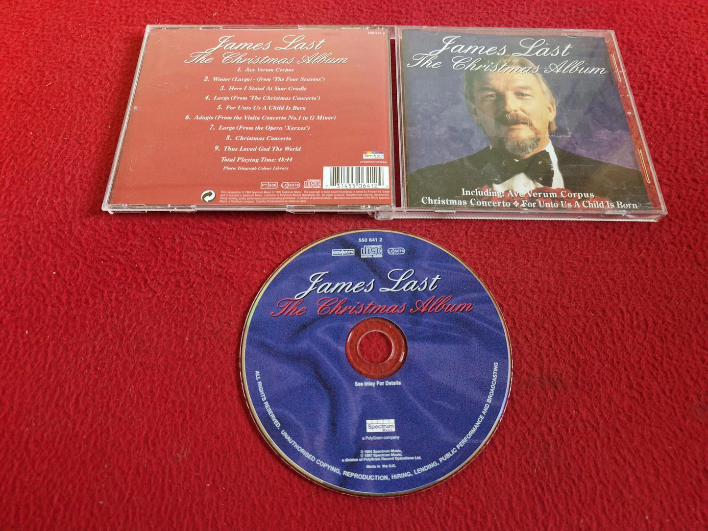 JAMES LAST THE CHRISTMAS ALBUM CD