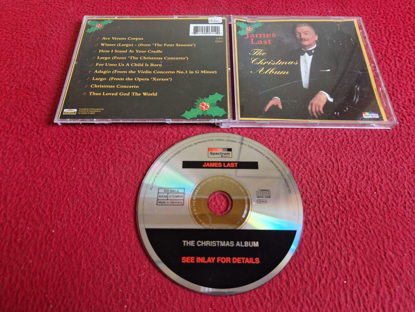 JAMES LAST THE CHRISTMAS ALBUM CD