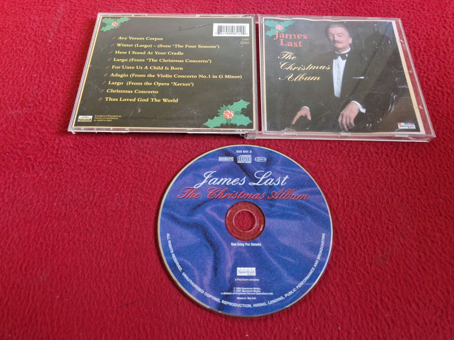 JAMES LAST THE CHRISTMAS ALBUM CD