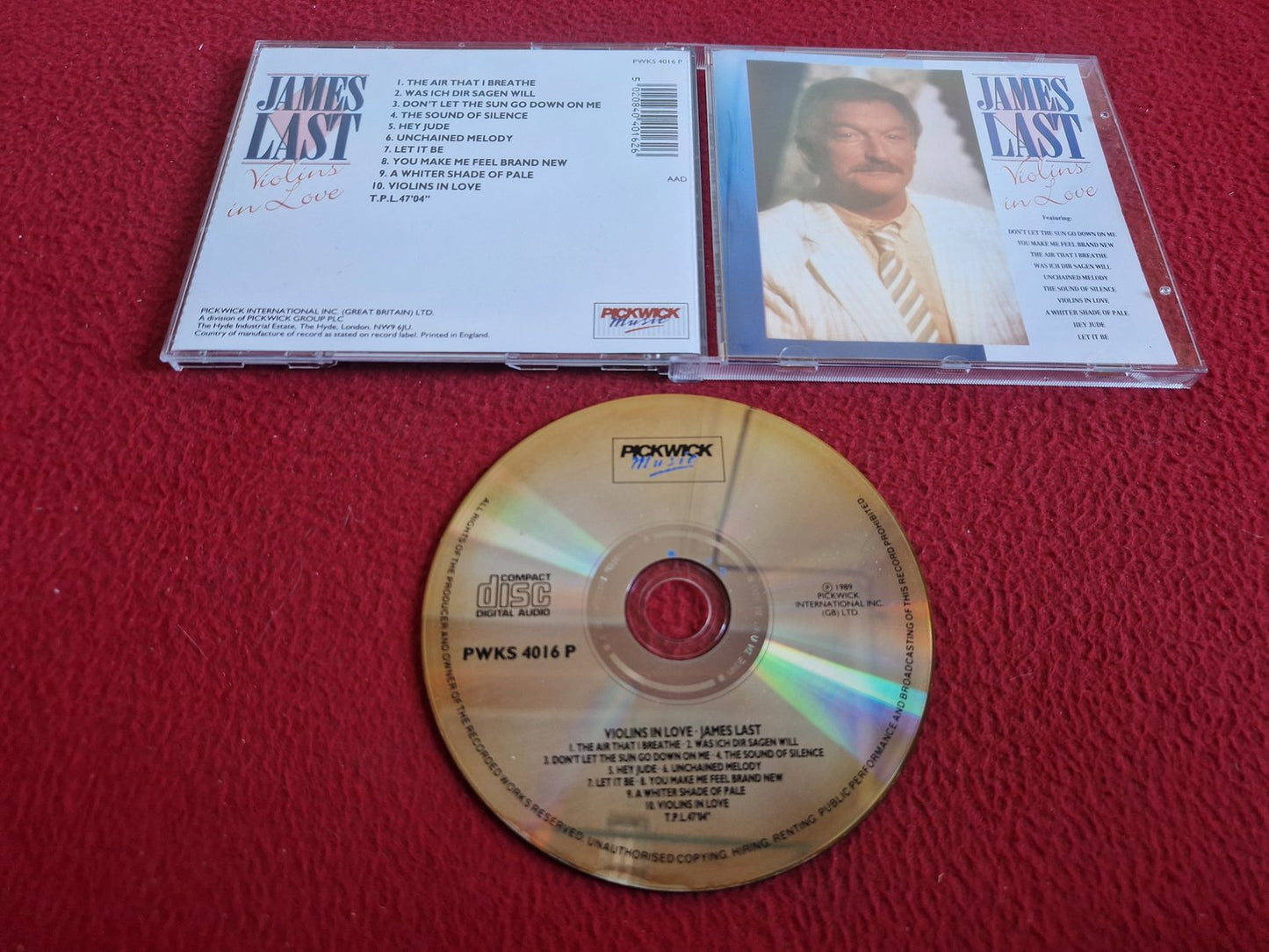 JAMES LAST VIOLINS IN LOVE CD
