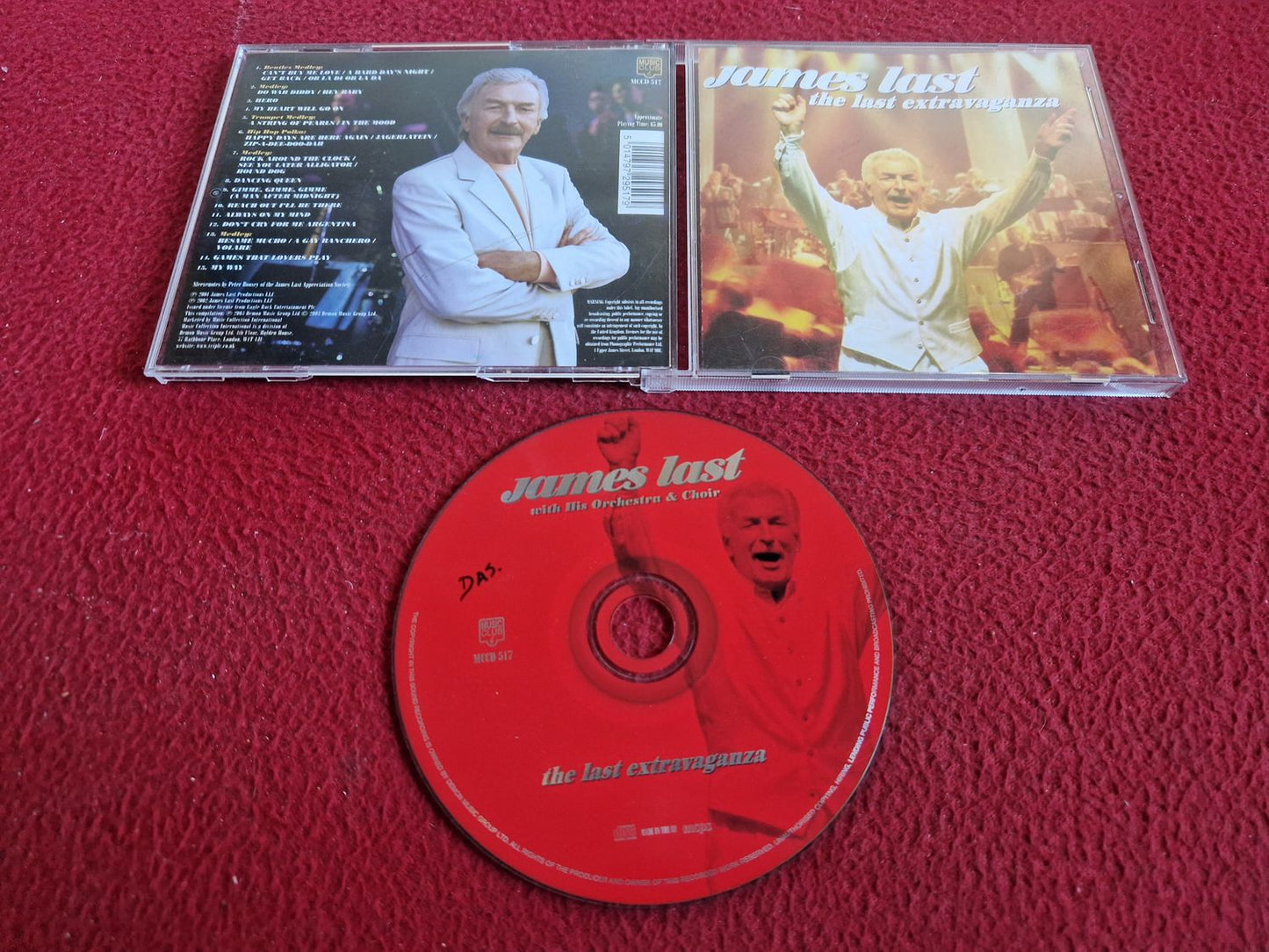 JAMES LAST WITH HIS ORCHESTRA & CHOIR THE LAST EXTRAVAGANZA CD