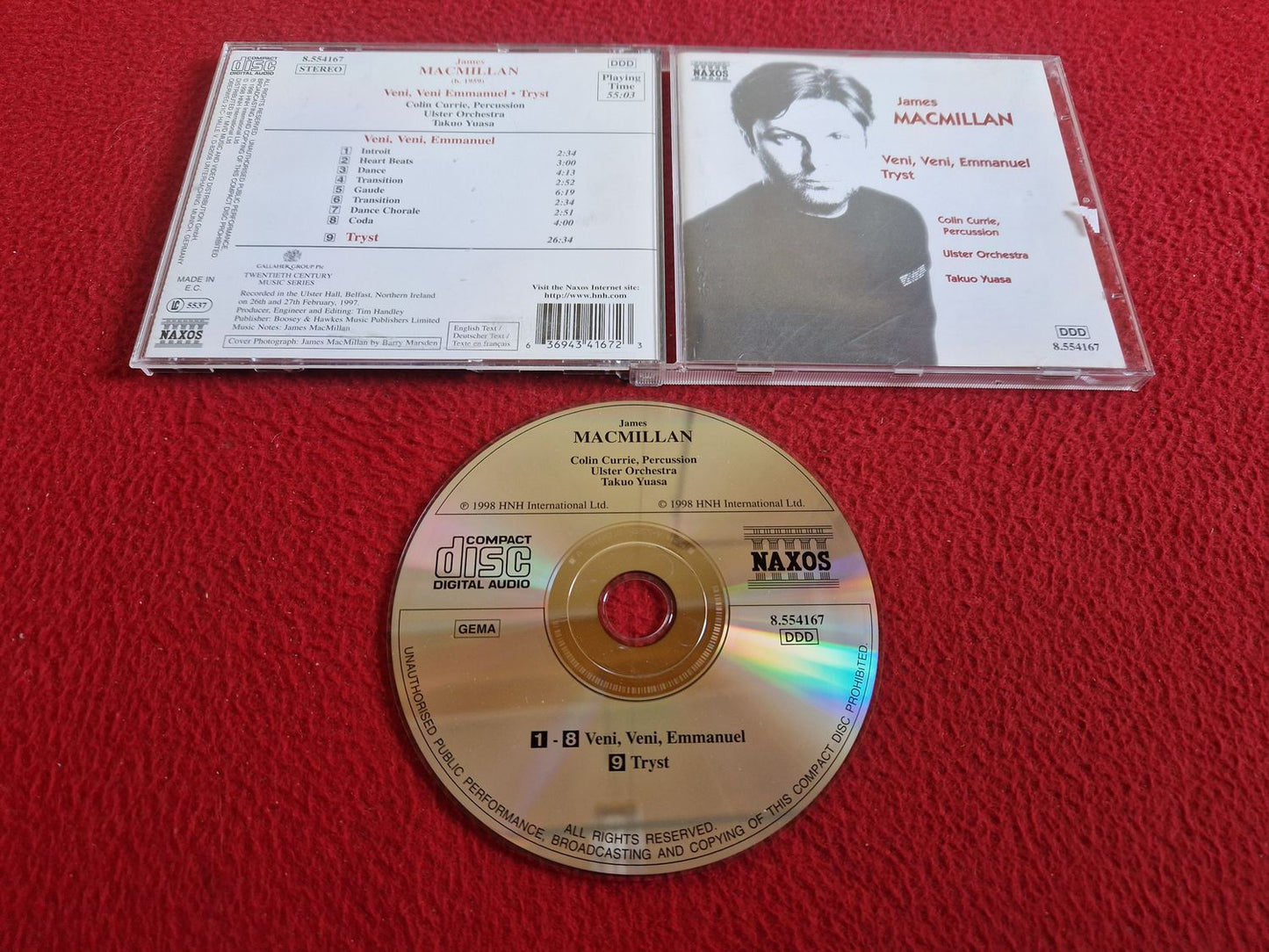 JAMES MACMILLAN VENI VENI EMMANEL TRYST CD