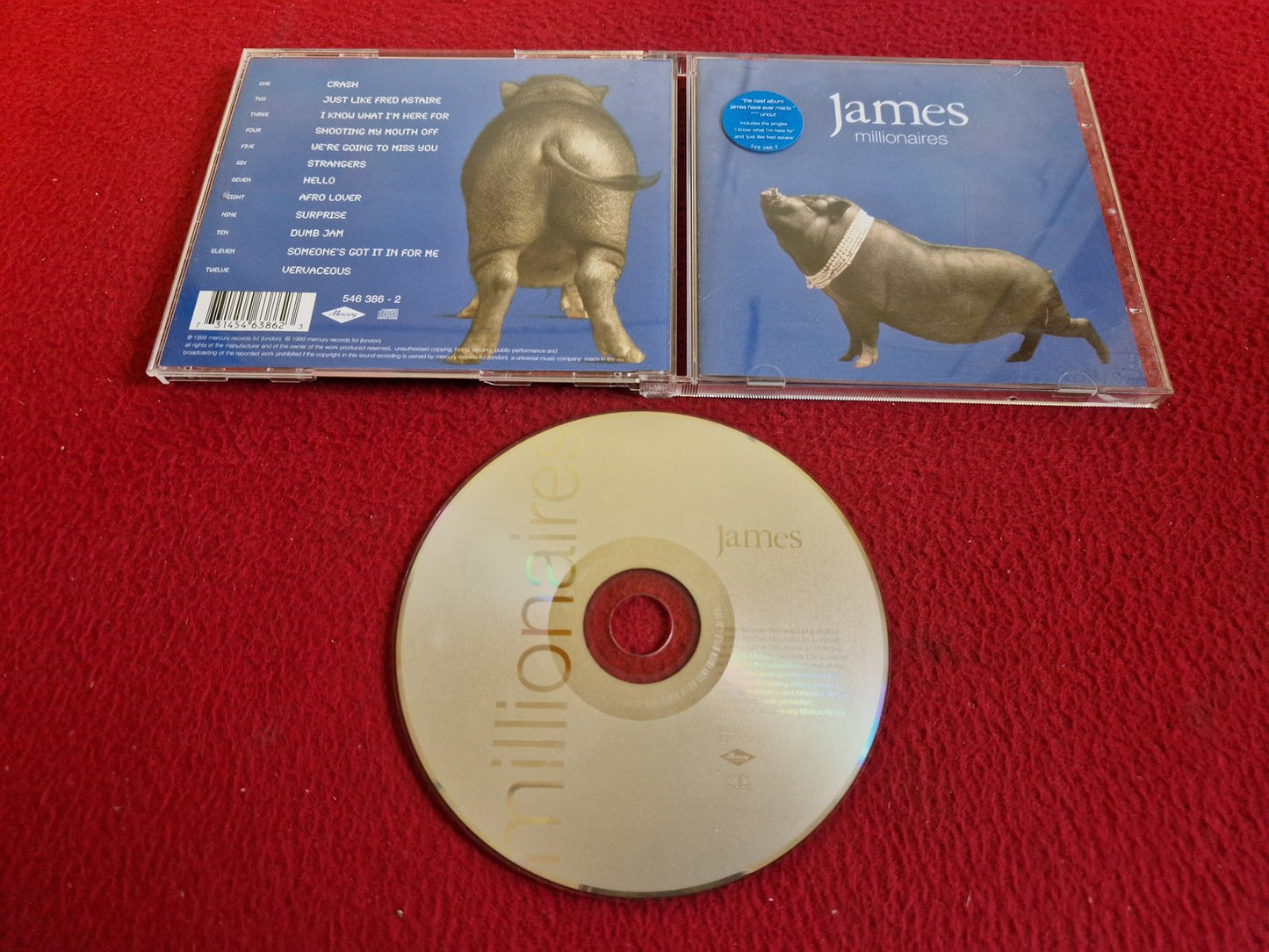 JAMES MILLIONAIRES CD