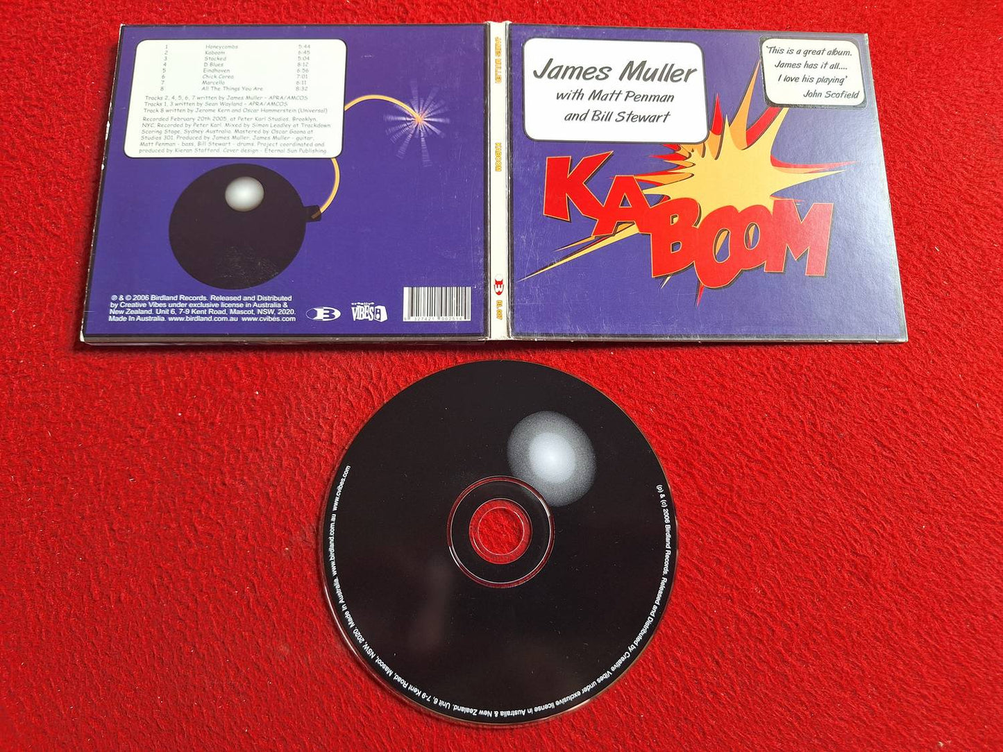 JAMES MULLER KABOOM CD