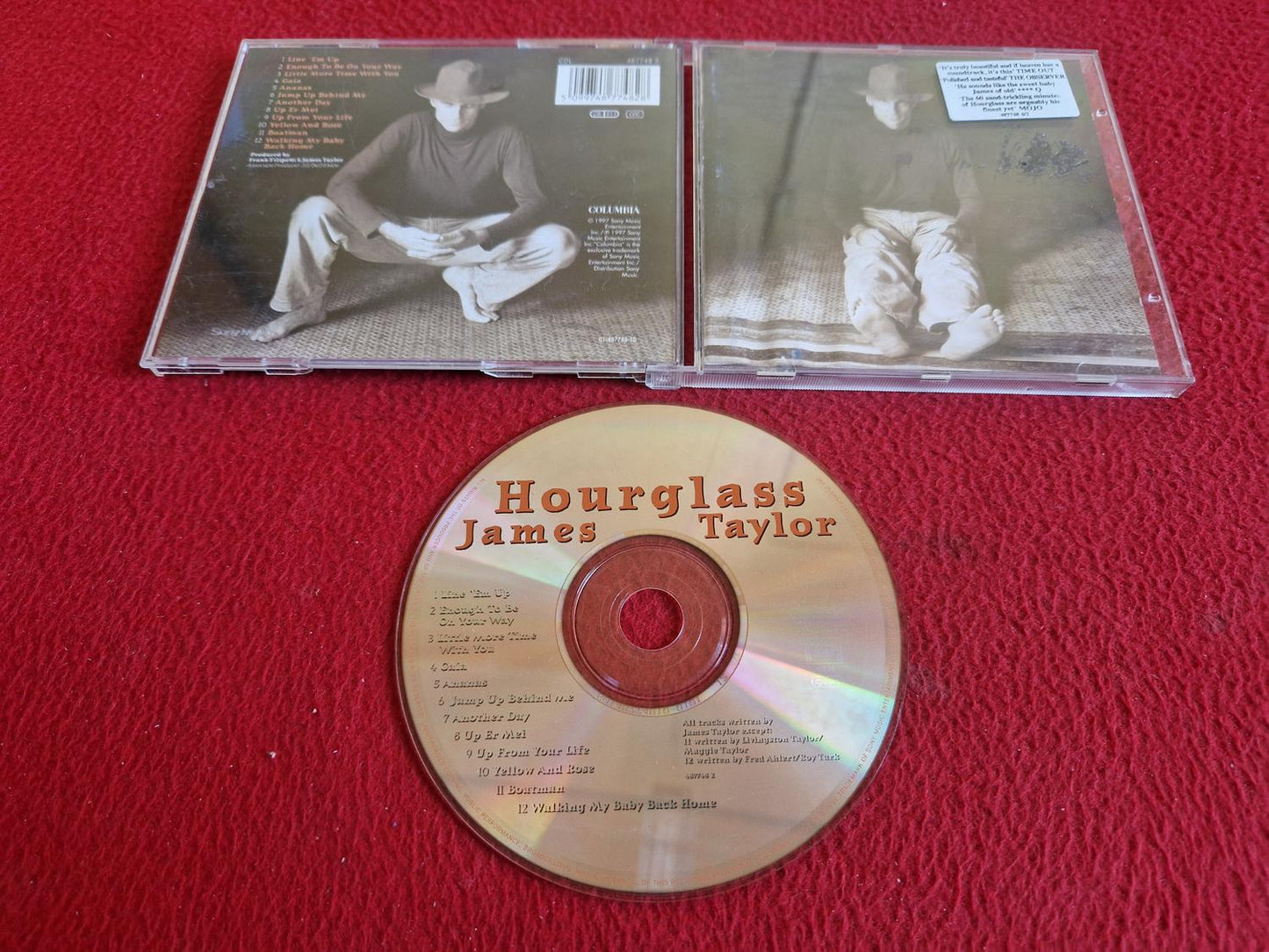 JAMES TAYLOR HOURGLASS CD
