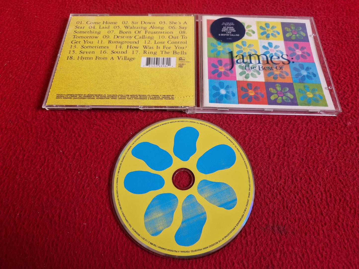 JAMES THE BEST OF CD