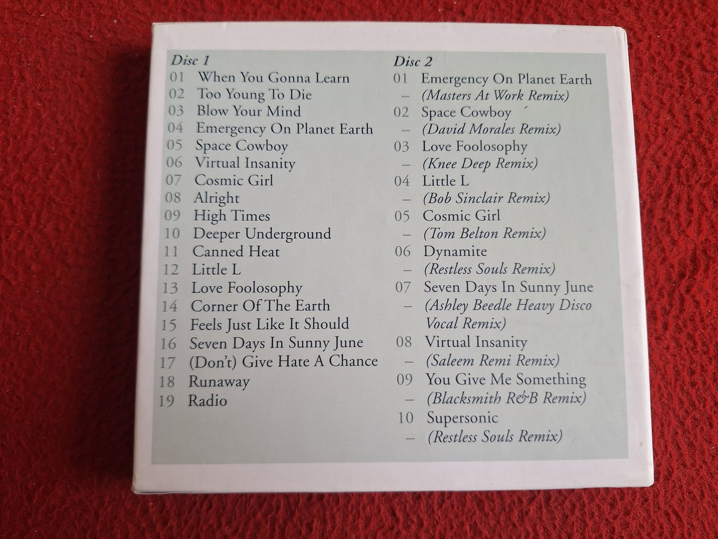 JAMIROQUAI HIGH TIMES SINGLES 1992 - 2006 SPECIAL EDITION CD