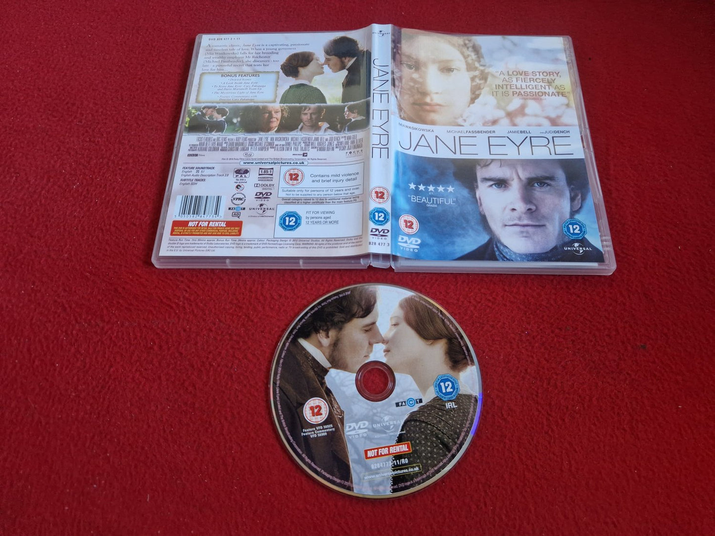 JANE EYRE DVD