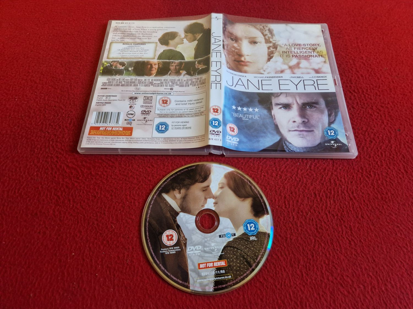 JANE EYRE DVD