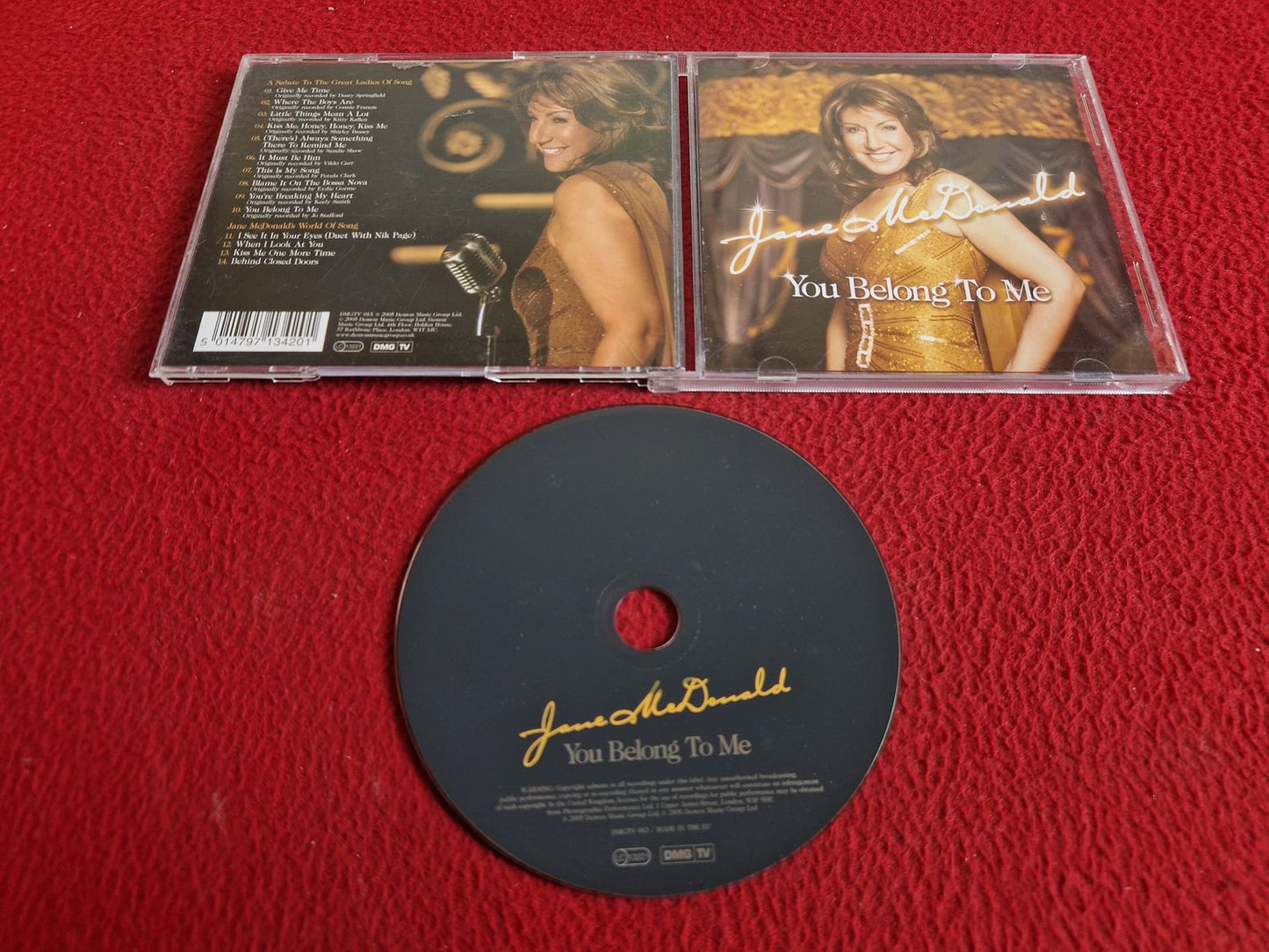 JANE MCDONALD YOU BELONG TO ME CD