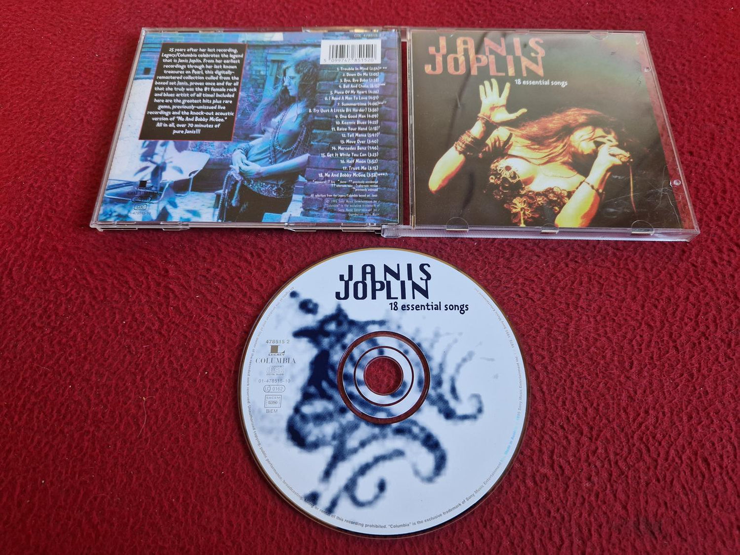 JANIS JOPLIN 18 ESSENTIAL SONGS CD