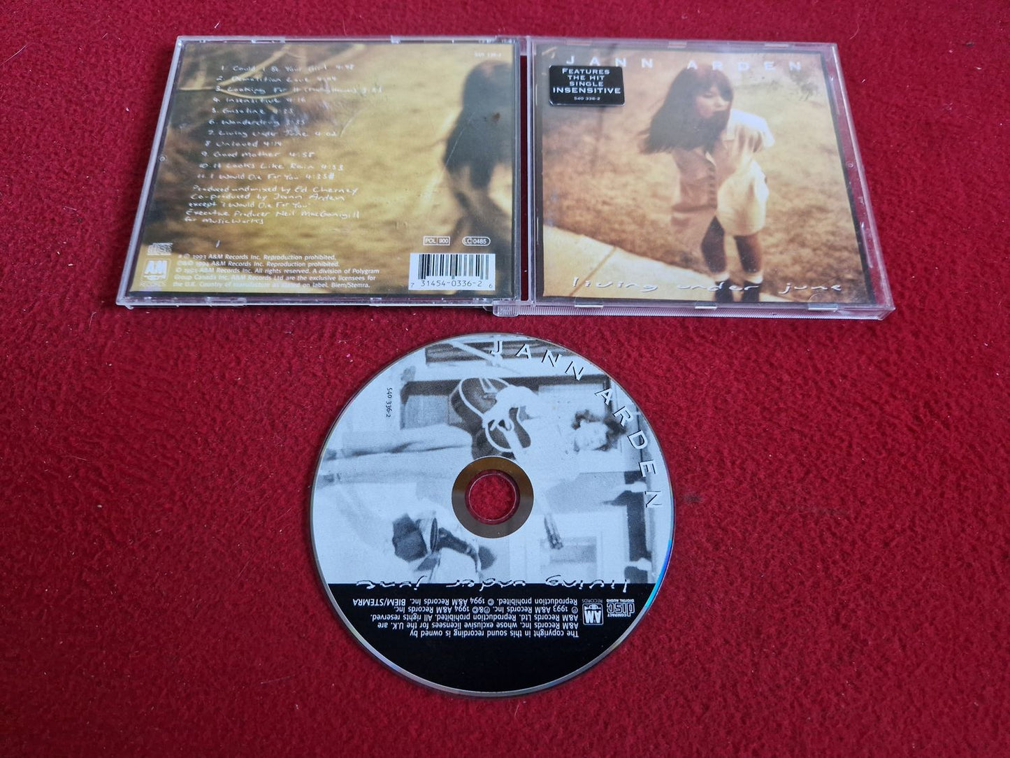 JANN ARDEN LIVING UNDER JUNE CD