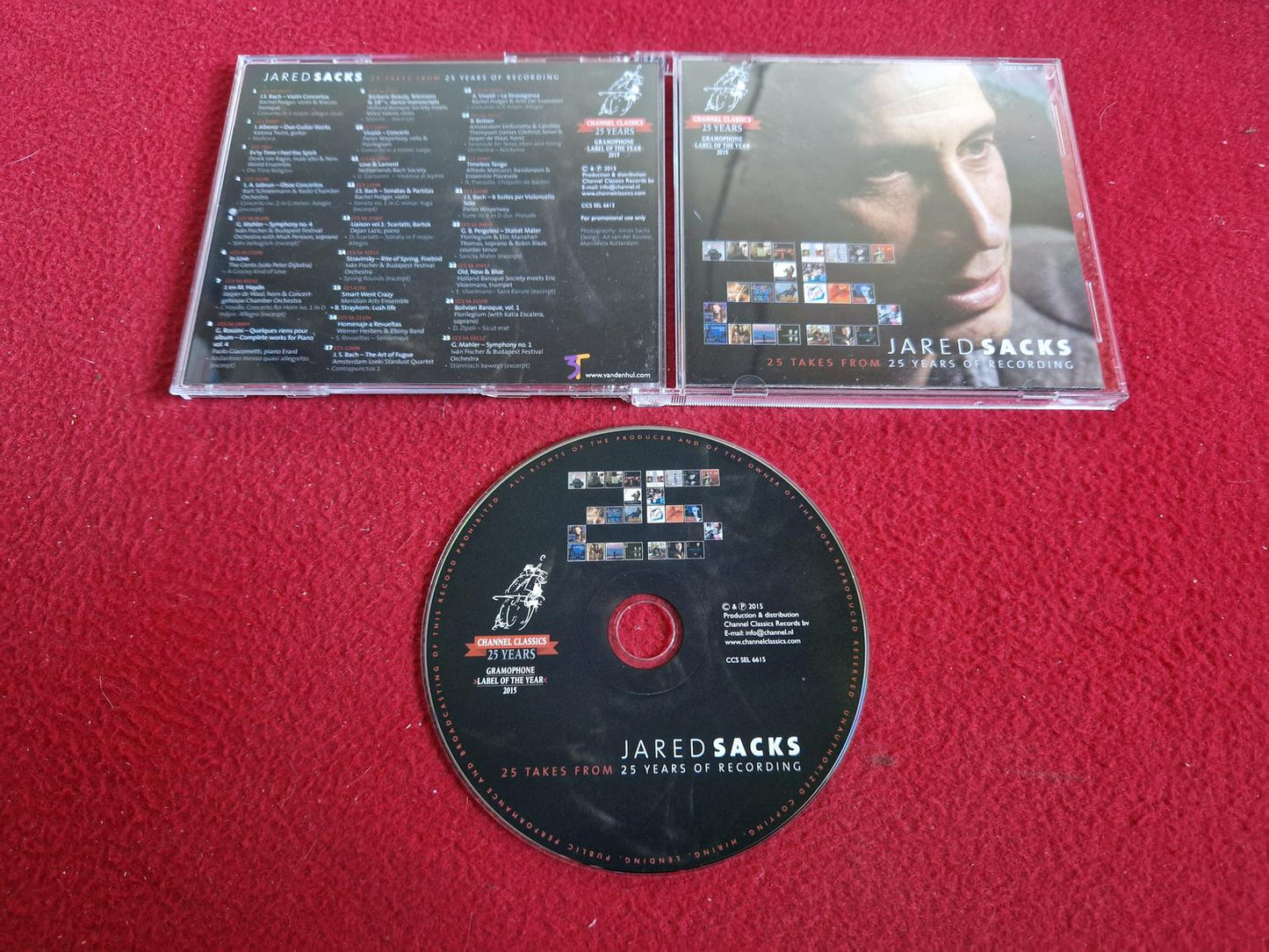 JARED SACKS 25 TAKES FROM 25 YEARS OF RECORDING CD