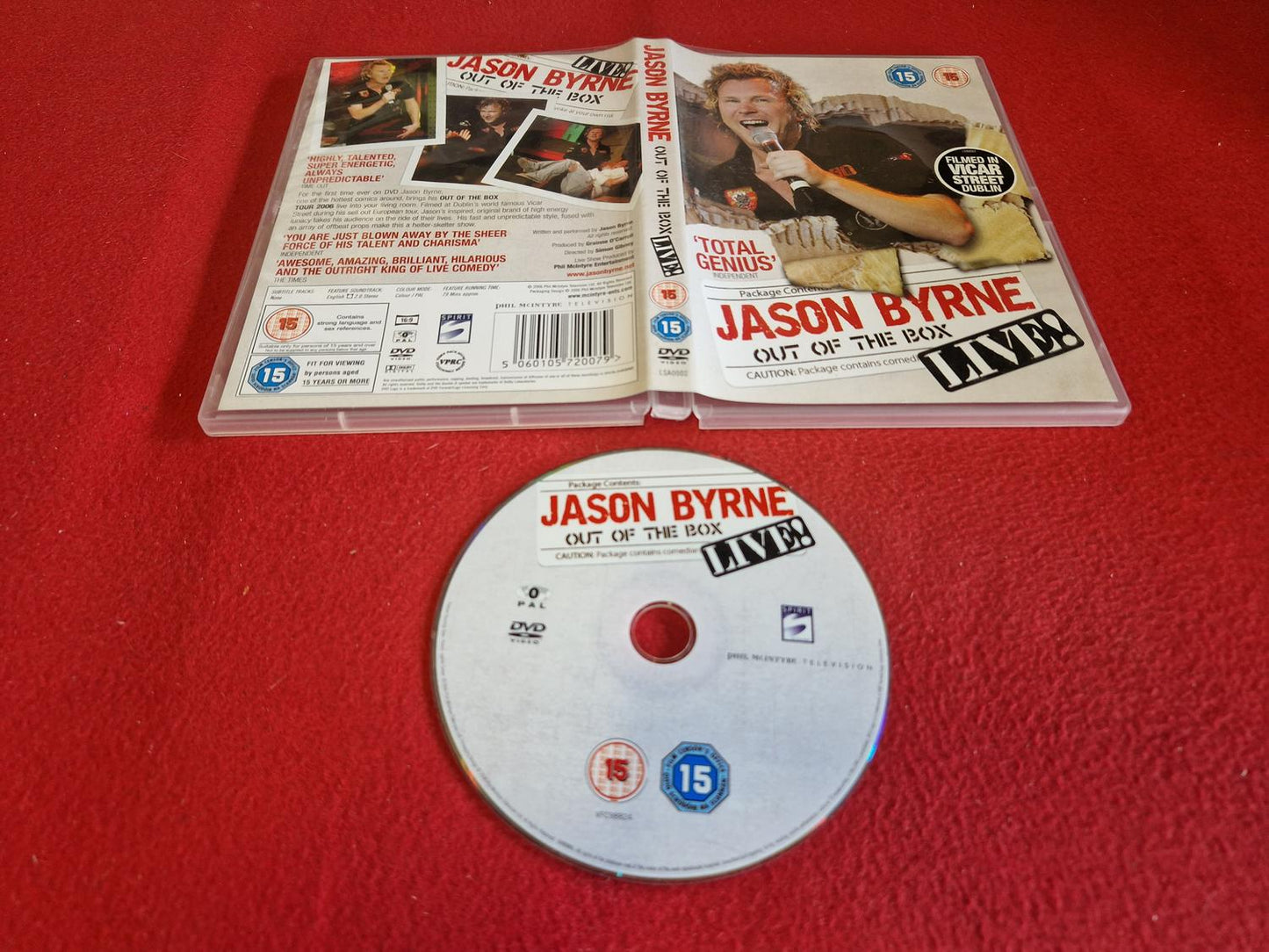 JASON BYRNE OUT OF THE BOX LIVE till DVD