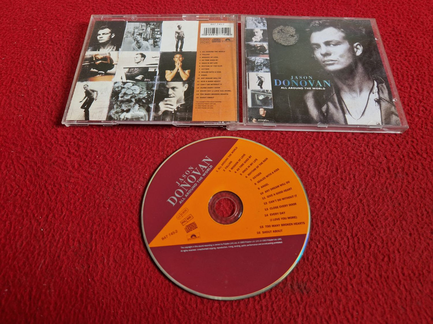JASON DONOVAN ALL AROUND THE WORLD CD
