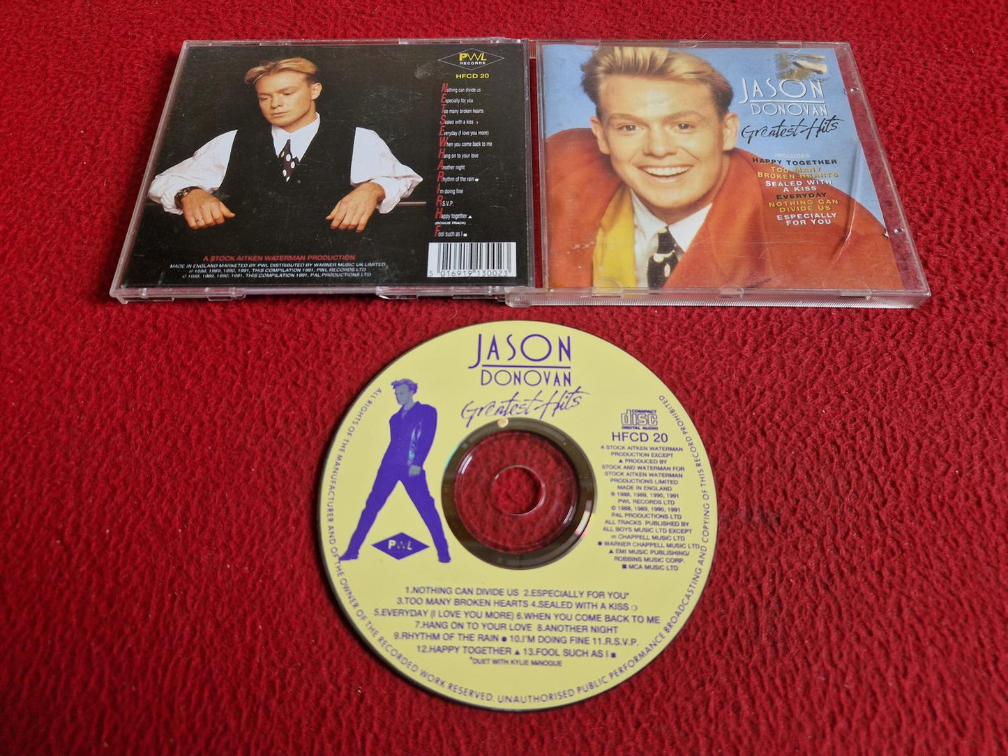 JASON DONOVAN GREATEST HITS CD