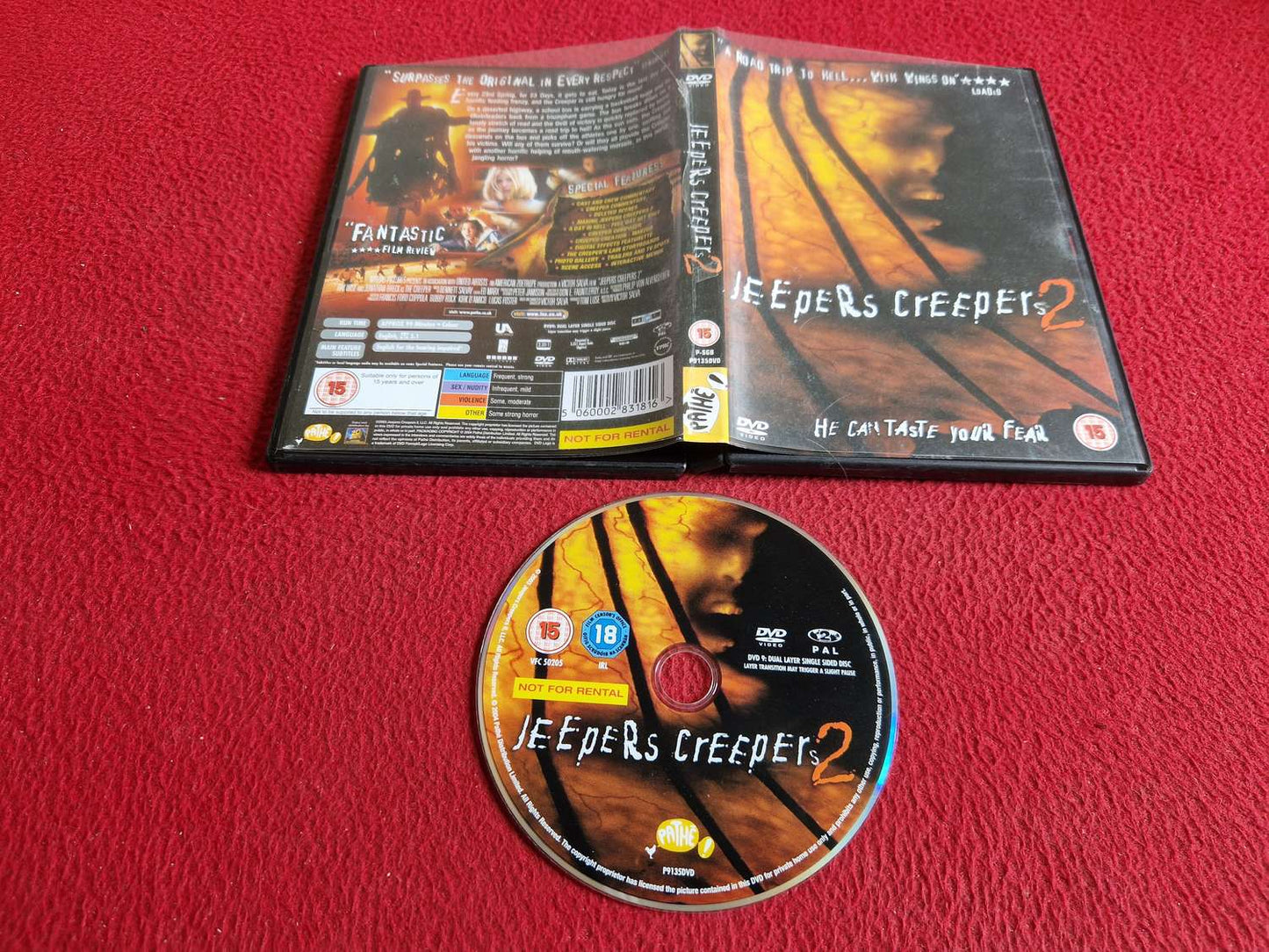 JEEPERS CREEPERS 2 DVD