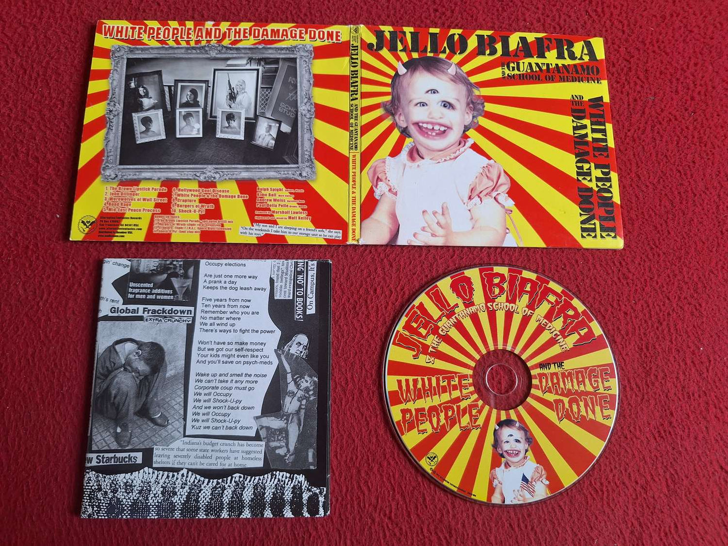 JELLO BIAFRA AND THE GUANANAMO SCHOOL OF MEDICINE WHITE PEOPLE & DAMAGE DONE CD